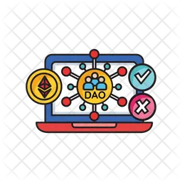 DAO - Decentralized Autonomous Organization  Icon