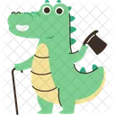 Alligator Crocodile Animal Icon