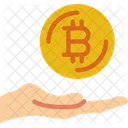 Dar bitcoins  Icono