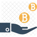 Dar Bitcoin Bitcoin Mano Icon