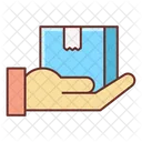 Entrega De Pedidos Caja De Entrega Paquete Icono