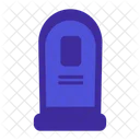 Dark Blue Grave Icon