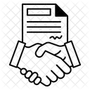 Dark Deal Contract Illegal Contract Currency Icon