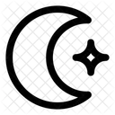 Dark Mode Night Moon Icon
