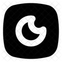 Dark Mode Moon Night Icon