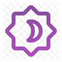 Dark Mode Moon Crescent Icon