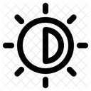 Dark Mode Night Mode Sun Icon