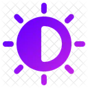 Dark Mode Night Mode Sun Icon