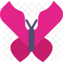 Dark pink butterfly  Icon