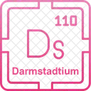 Darmstadtium Preodic Table Preodic Elements Icon