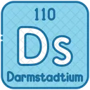 Darmstadtium Chemistry Periodic Table Icon