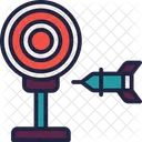 Dart Target Play Icon