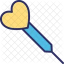 Dart Heart Love Icon