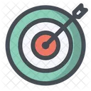 Dart Target Goal Icon