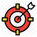 Dart Board Goal Target Icon