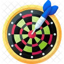 Dart Target Goal Icon