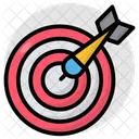 Dartboard Target Board Hitting Game Icon