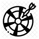 Dartboard Targeting Game Icon