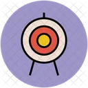 Dartboard Target Shooting Icon