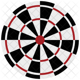 Dartboard Icon Of Flat Style Available In Svg Png Eps Ai Icon Fonts