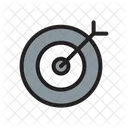 Aim Dartboard Target Icon