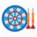 Darts Dartboard Archery Icon