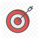 Dartboard Archery Target Icon