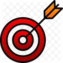 Dartboard Arrow Goal Icon