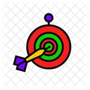 Darts Target Goal Icon
