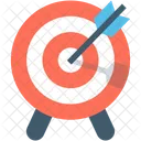 Dartscheibe Bullseye Ziel Symbol