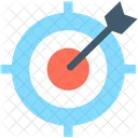 Dartscheibe Bullseye Ziel Symbol