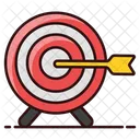 Rasendart Dartscheibe Bullseye Symbol