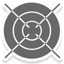 Dartscheibe Bullseye Tor Icon