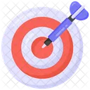 Dartspiel Dartscheibe Bullseye Symbol