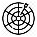 Dartscheibe Karneval Jahrmarkt Symbol