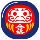 Daruma Dool Japan Icon