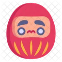 Lucky Doll Japanese Doll Daruma Doll Icon