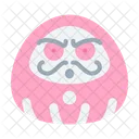 Daruma Doll Asia Icon