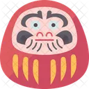 Daruma Doll Luck Icon