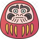 Daruma Doll Luck Icon