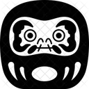 Daruma Japanese Luck Icon
