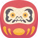 Daruma Japanese Luck Icon