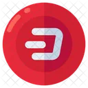 Dash Coin Cryptocurrency Crypto Icon