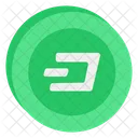 Dash Coin Cryptocurrency Crypto Icon