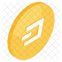 Dash Coin Cryptocurrency Crypto Icon