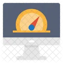 Optimization Monitor Technology Icon