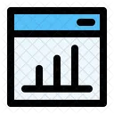 Dashboard Bar Chart Browser Icon