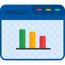 Dashboard Bar Chart Browser Icon