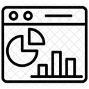 Dashboard Bar Chart Browser Icon