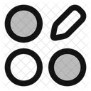 Dashboard Circle Edit Icon